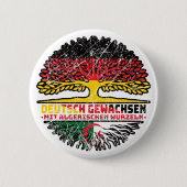 Algerisch Deutsch Deutschland Baum Wurzel Ronde Button 5,7 Cm (Voorkant)