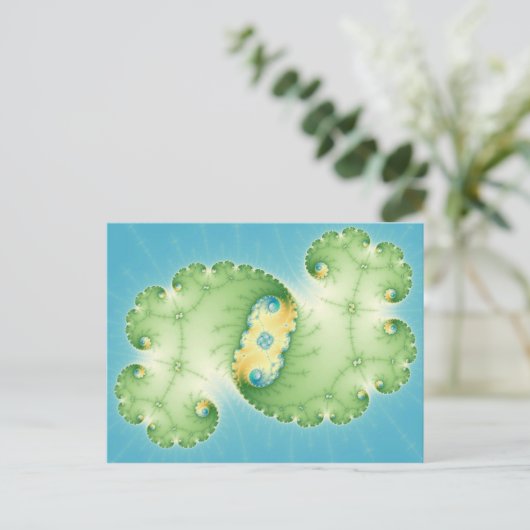 Alges - Fractal Briefkaart (Staand voorkant)