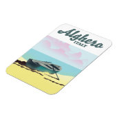 Alghero Italië vintage reisposter Magneet (Linkerzijde)