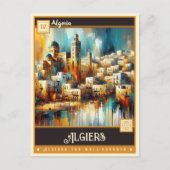 Algiers, Algerije | schilderij Briefkaart (Voorkant)
