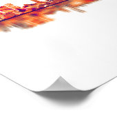 Algiers Algerije Skyline Poster (Hoek)