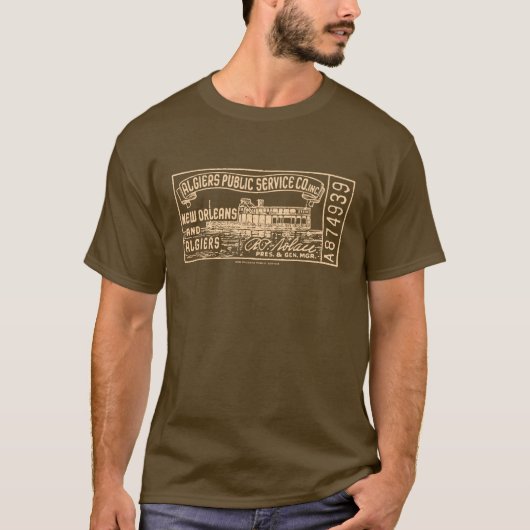 Algiers Public Service Ferry Ticket T-Shirt (Voorkant)