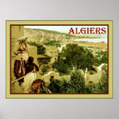 Algiers ~ Vintage Travel Poster (Voorkant)
