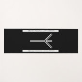 Algiz BW yogamat (Voorkant (horizontaal))