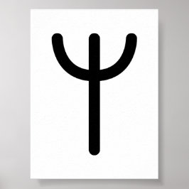 ALGIZ Noordse Rune (Bescherming, Verbinding) | Eld Poster