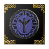 " algiz - oudere futhark " tegeltje (Voorkant)