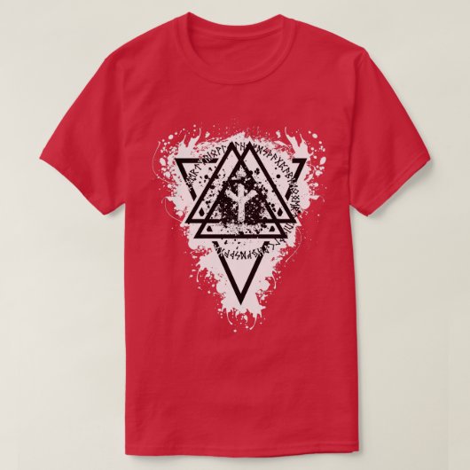 Algiz rune 1 t-shirt (Design voorkant)