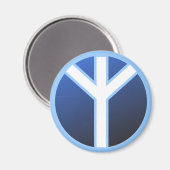 Algiz Rune Magneet (Voorkant / Achterkant)