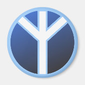 Algiz Rune Magneet (Voorkant)