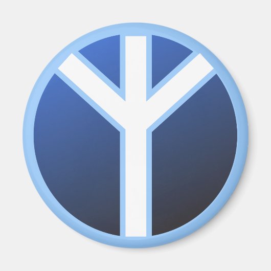 Algiz Rune Magneet (Voorkant)