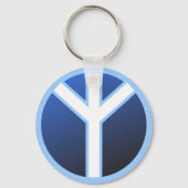 Algiz Rune Sleutelhanger (Voorkant)