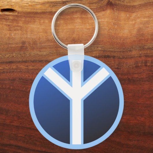 Algiz Rune Sleutelhanger (Voorkant)