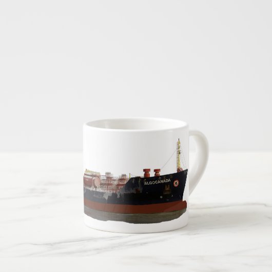 Algocanada cutout espresso mok (Voorkant rechts)