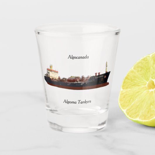 Algocanada-glas Shot Glas (Voorkant)
