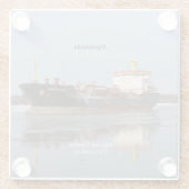 Algocanada onderzetter van glas (Achterkant)