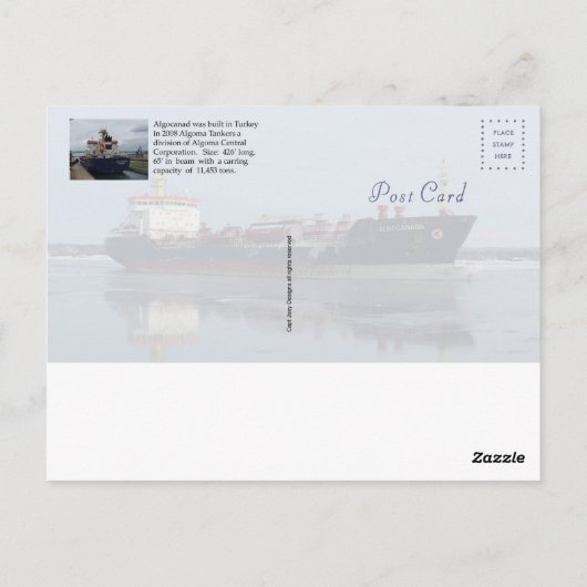 Algocanada-postkaart Briefkaart (Achterkant)