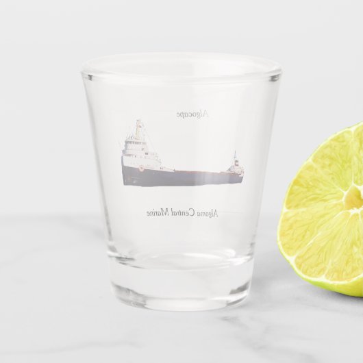 Algocapglas Shot Glas (Achterkant)