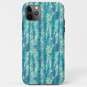 Algodão semielfelado num mix de ciano e turquesa Case-Mate iPhone case