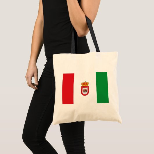 Algodonales Spanje, vlag van Spanje Tote Bag (Voorkant (product))