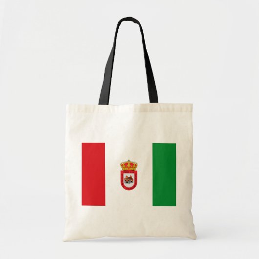 Algodonales Spanje, vlag van Spanje Tote Bag (Voorkant)