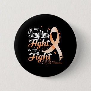 Algodystrofie Het gevecht van mijn dochter is mijn Ronde Button 5,7 Cm
