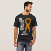 Algodystrofie Het gevecht van mijn nichtje is mijn T-shirt (Voorkant volledig)