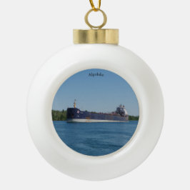 Algolake bal- of sneeuwvlokversiering keramische bal ornament