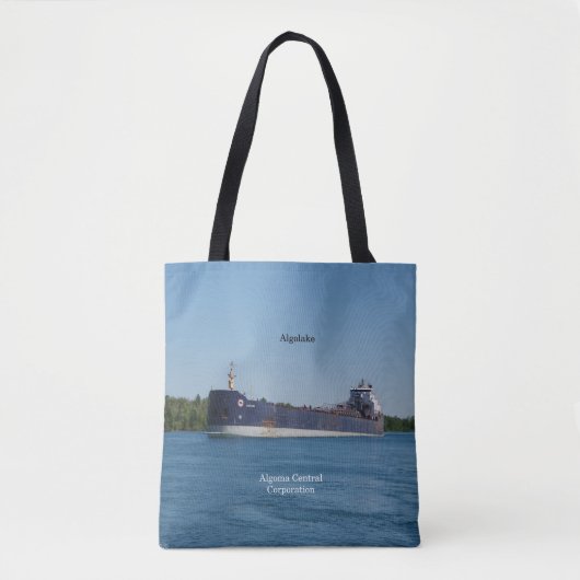 Algolake over de hele canvas tas (Voorkant)