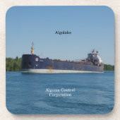 Algolake set van 6 harde onderzetters van kunststo (Voorkant)