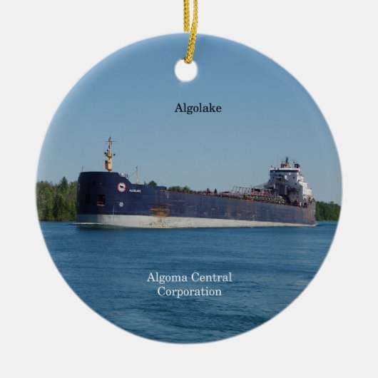 Algolake-sierplant Keramisch Ornament (Voorkant)