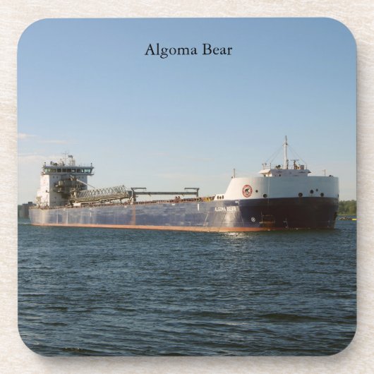 Algoma Bear coaster Bier Onderzetter (Voorkant)