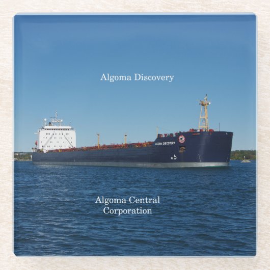 Algoma Discovery glass onderzetter Glazen Onderzetter (Voorkant)