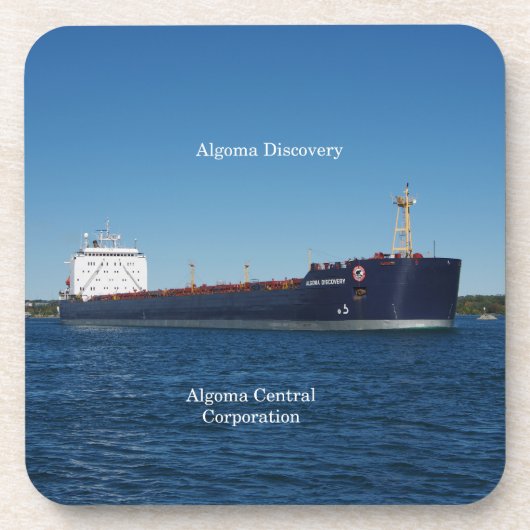 Algoma Discovery set van 6 harde plastic onderzett Onderzetter (Voorkant)