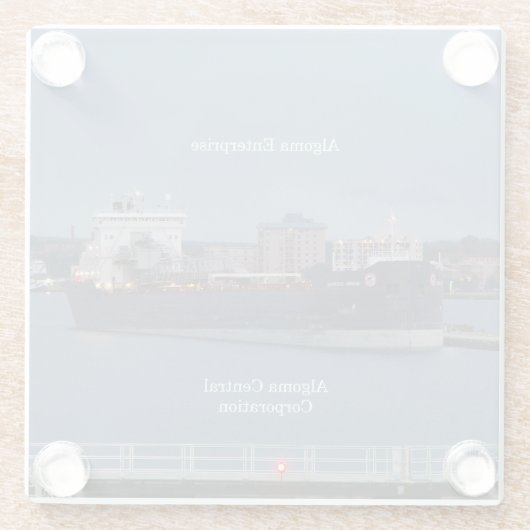 Algoma Enterprise glass onderzetters (Achterkant)