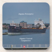 Algoma Enterprise set met 6 harde plastic onderzet Onderzetter (Voorkant)