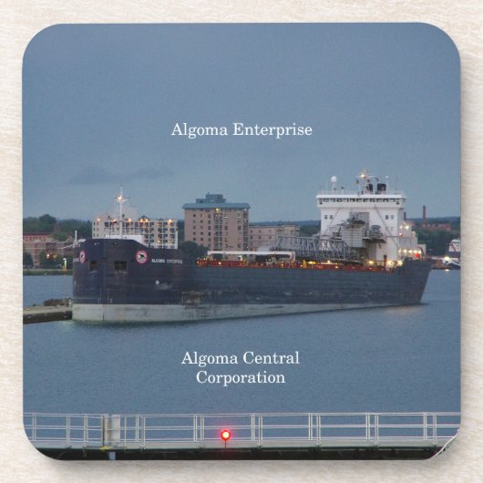 Algoma Enterprise set met 6 harde plastic onderzet Onderzetter (Voorkant)