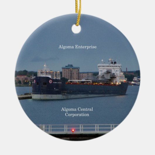 Algoma Enterprise-versiering Keramisch Ornament (Voorkant)