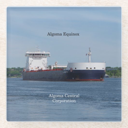 Algoma Equinox glazen onderzetters (Voorkant)