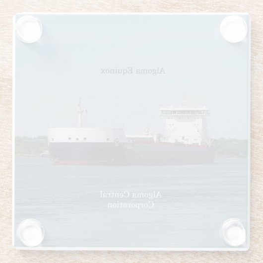 Algoma Equinox glazen onderzetters (Achterkant)