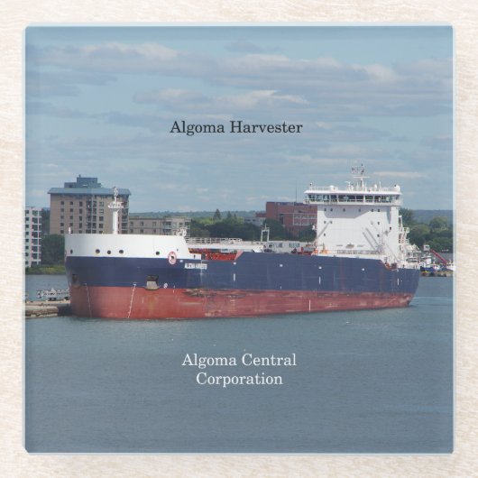 Algoma Harvester glazen onderzetter (Voorkant)
