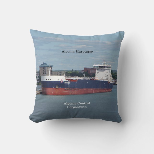 Algoma Harvester vierkante kussen (Voorkant)