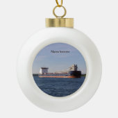 Algoma Innovator ball of snowflake ornament (Voorkant)