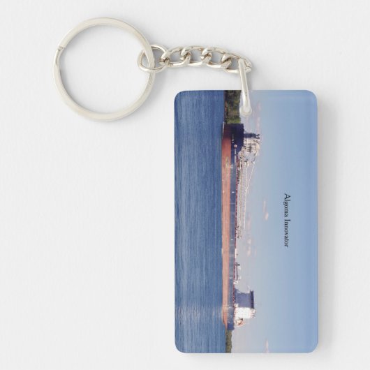 Algoma Innovator rechthoek acrylsleutelketen Sleutelhanger (Voorkant)