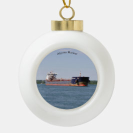 Algoma Mariner-bal- of sneeuwvlok-ornament Keramische Bal Ornament