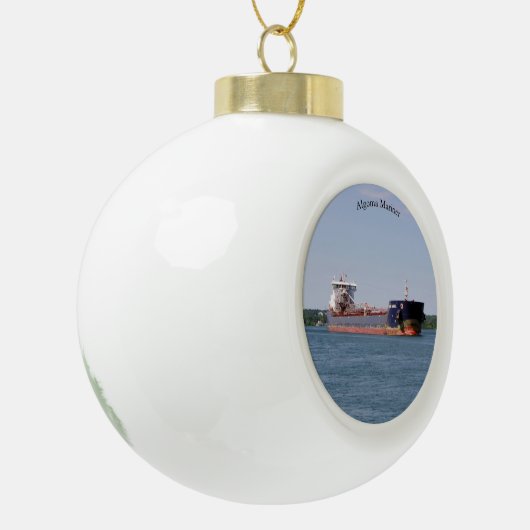 Algoma Mariner ball of snowflake ornament (Links)