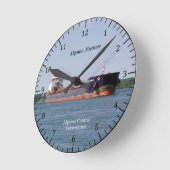 Algoma Mariner clock Ronde Klok (Hoek)