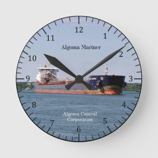 Algoma Mariner clock Ronde Klok (Voorkant)