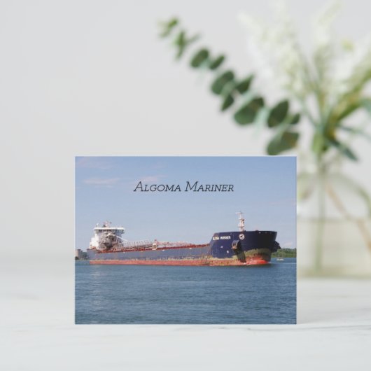Algoma Mariner-postkaart Briefkaart (Staand voorkant)