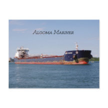 Algoma Mariner-postkaart