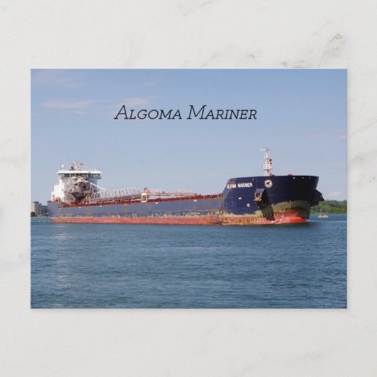 Algoma Mariner-postkaart Briefkaart (Voorkant)
